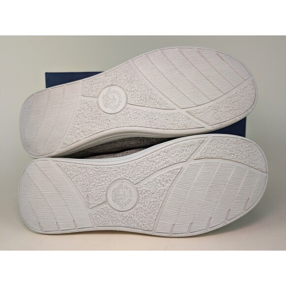 Dockers Shoes Mens 8.5 M Farley Oxfords Loafer Cement Grey Canvas Lace Up NEW - Picture 7 of 10